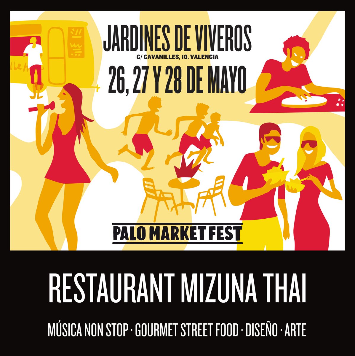 Hoy ya estamos en Valencia @PaloAltoMarket #cocinaoriental🍣🍣🍣