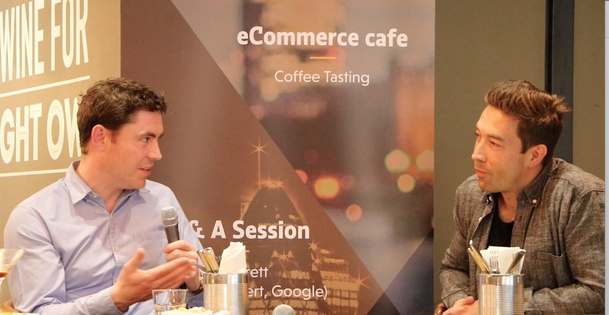 crealytics's tweet photo. Want #GoogleShopping tips from the source? Founder @AndreasReiffen sat down with expert Paul Brett, and yes it got technical. Stay tuned! https://t.co/1yUXsgRWAj