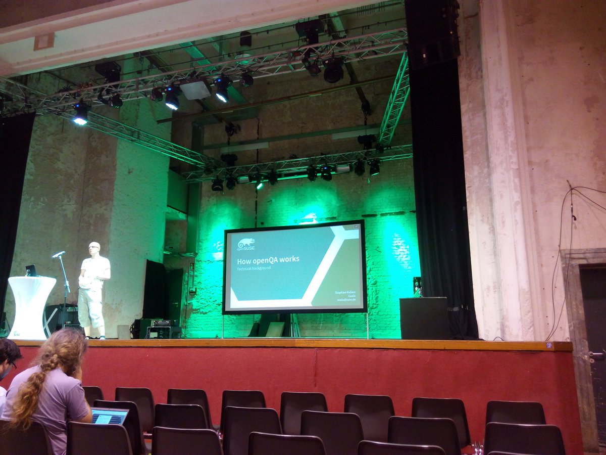 binary_sequence's tweet image. #openQA is so cool, that you will like to test everything with it #oSC17