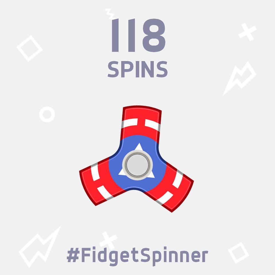xHustx's tweet photo. I've just scored 118 spins in this new #FidgetSpinner game! https://t.co/x8nTGRyht2 Can you beat me? https://t.co/VN1kXo0tXB
