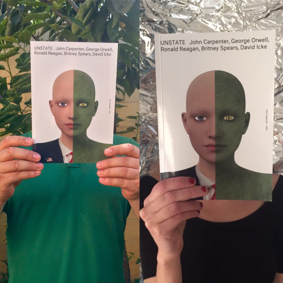 Unstatemag's tweet photo. Entre lo natural y lo espacial, entre la ciencia y la ficción; las dos caras de un objeto impreso no identificado, hoy 19:30: @PepitaLumier https://t.co/kCAny7g4ix