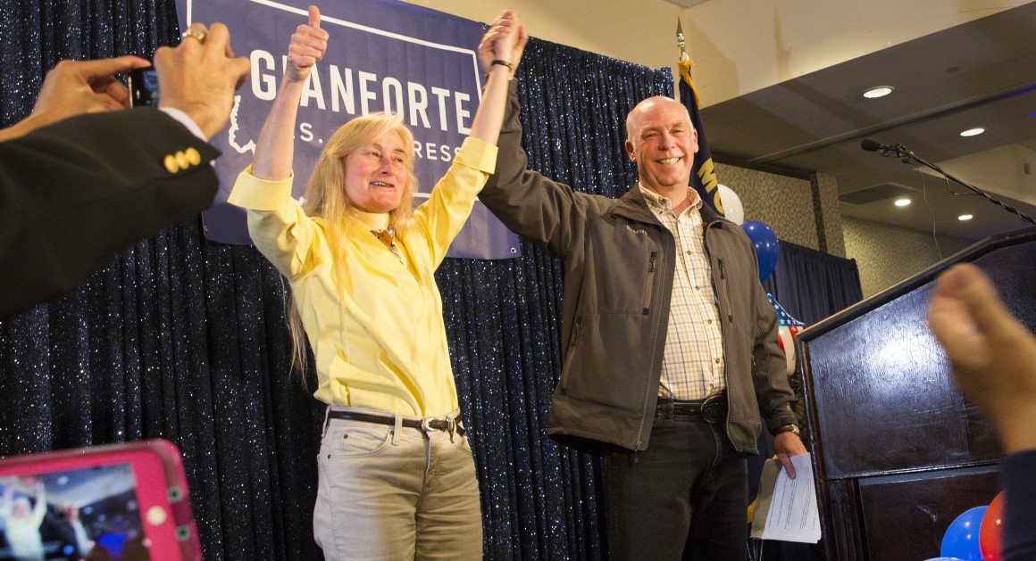 politico's tweet photo. Gianforte wins Montana special election https://t.co/fOJpIXieeF via @ec_schneider https://t.co/ceWfbonYHy