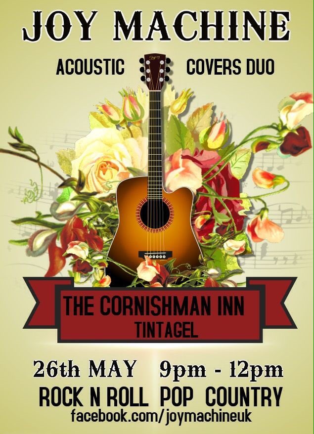Tonight 9pm at The Cornishman Tintagel come join us for some Rock n Roll