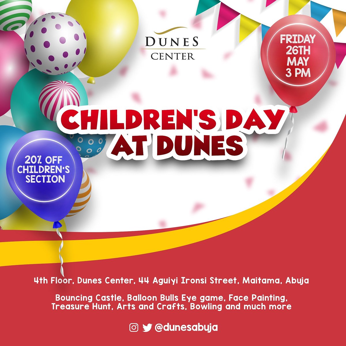DunesAbuja's tweet photo. Everyone bring your kids today!!! https://t.co/MTZqBlBLYW