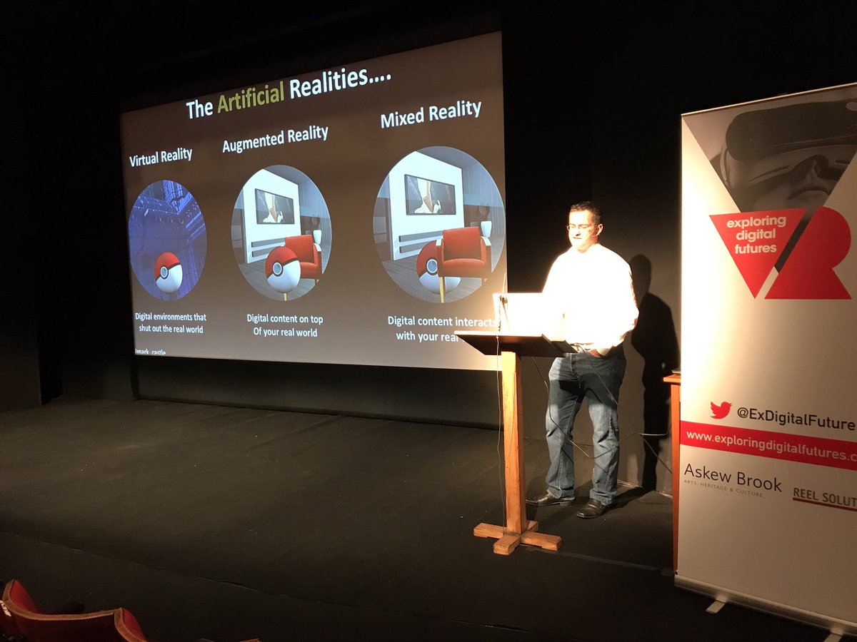 ExDigitalFuture's tweet image. Next up is Mark from @vrtize #EDFVR