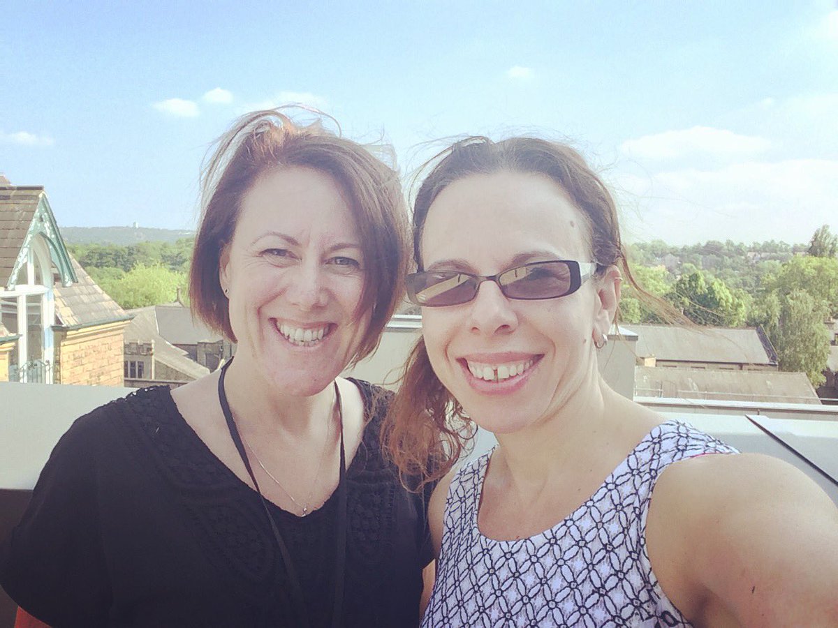 ChristinaEKing's tweet photo. Checking out the terrace meeting area & facilities @SHUPsyReC with @maddyarden #ECG #EEG #retinalscans #foodlab #collaboration #innovation https://t.co/HPV9uQGqyB