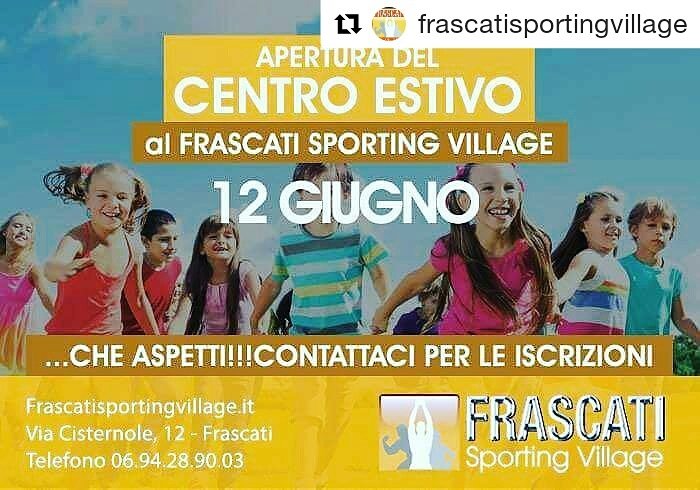 ANCORA POCHISSIMI POSTI.
#bambini #centrosportivo #centroestivo #frascati #frascatisportingvillage #estate2017 #estate #vacanze #iscrizione
