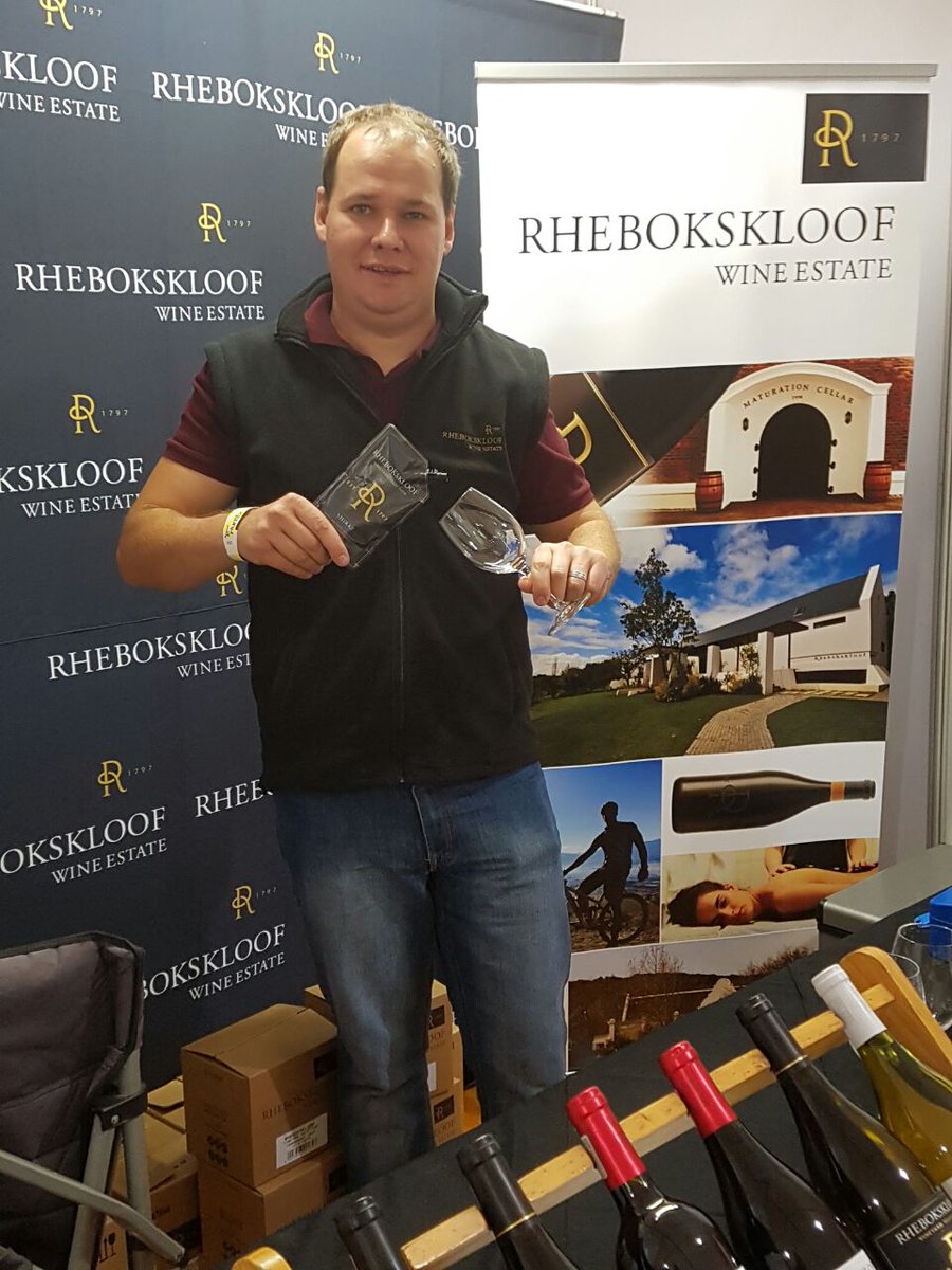 rhebokskloof's tweet image. Taste our wines at @HuntExNow  Eastern Cape this weekend. Tasting Room Manager Henrico van Lill will welcome you #huntex #wine #outdoor