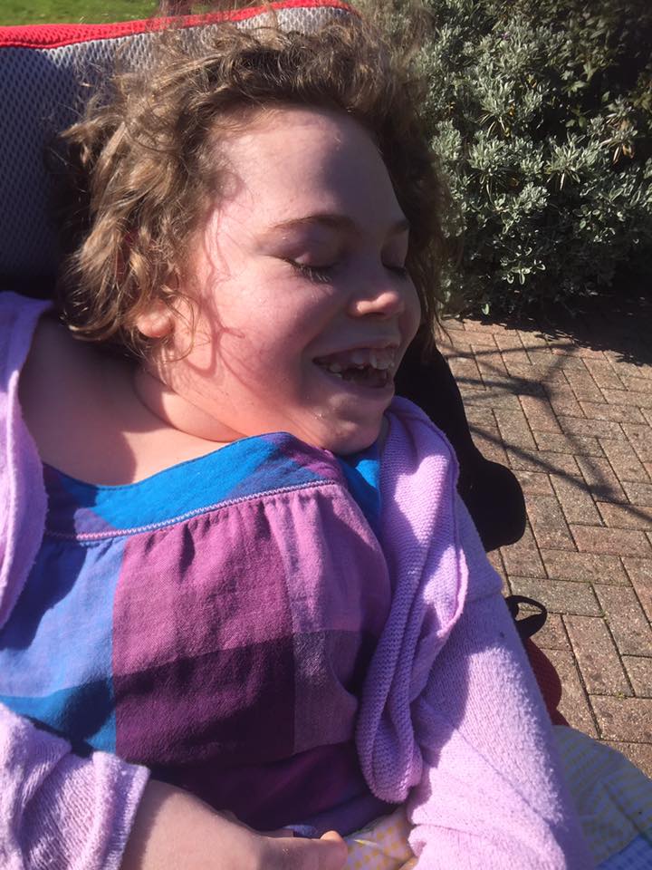 ElkesWish's tweet photo. #VegTrug planted.  Elke loved it!  Look at that smile :) #Happy #Elkeswish https://t.co/1bEFKncvku