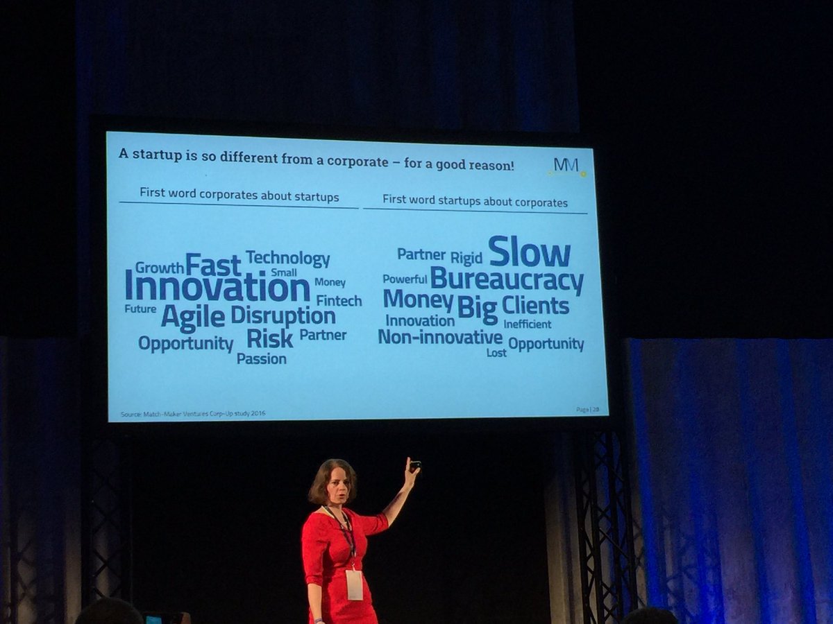 What's your word when describing #corp and #startup? 🤔#Latitude59