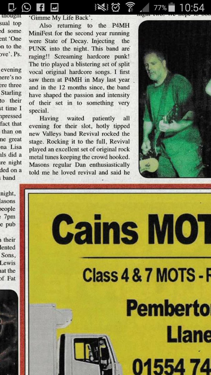 Thanks for the review <a href="/llanrockscene/">Llanelli Rock Scene</a> 👍