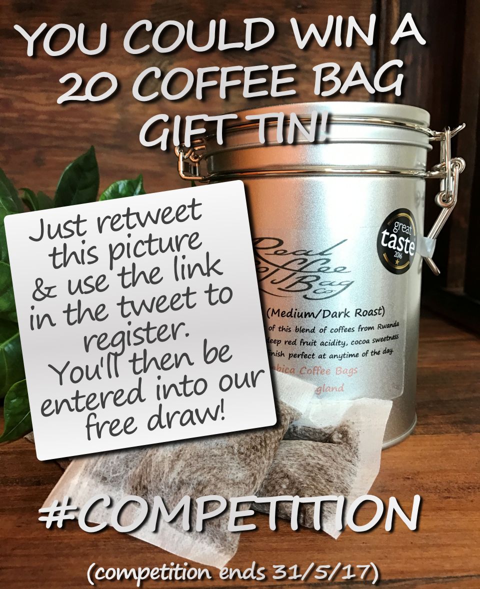 #COMPETITION. Just RT this message then visit realcoffeebagco.com/contact-us/ and tell us which blend you would like to win! Good luck!