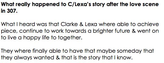 canislupus96's tweet photo. This is the story that I know #Lexa #Clexa https://t.co/PpCifReknF
