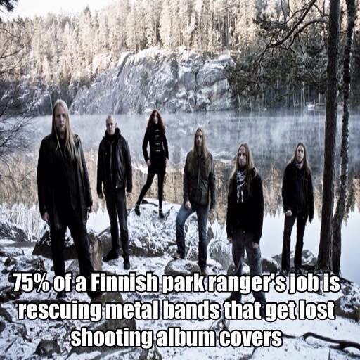 SibylArts's tweet photo. Hey, @Perinto100. Being lost in the forest is neither grim nor necro; wouldn't happen to @EnsiferumMetal. Are those real #Finns in the pic? https://t.co/8hjOdPbkXu