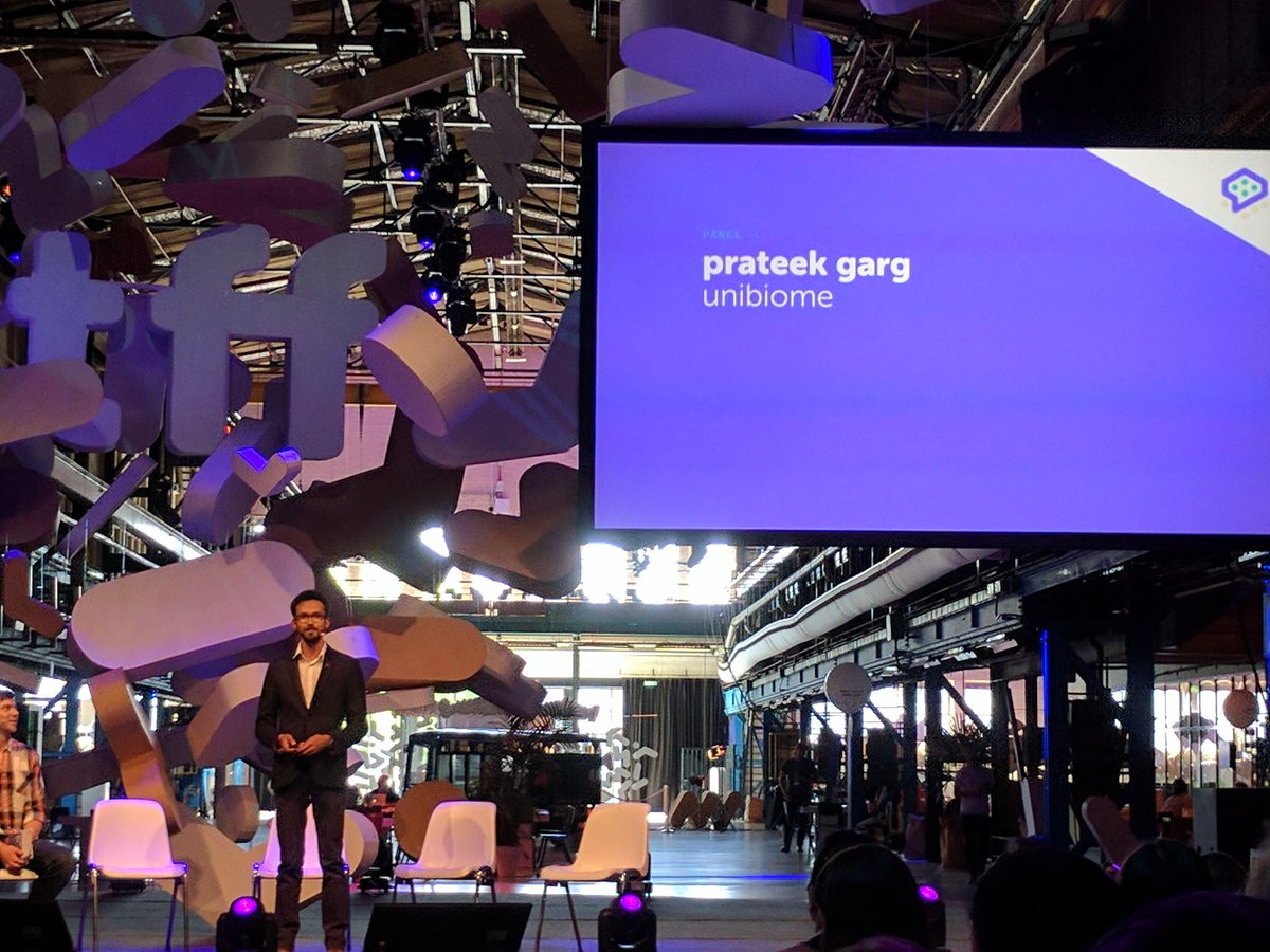 ThatMrE's tweet photo. @unibiome presenting at the #tffsummit on all their work this past year. @RebelBio alumni represent! https://t.co/RqOzh2kUt3