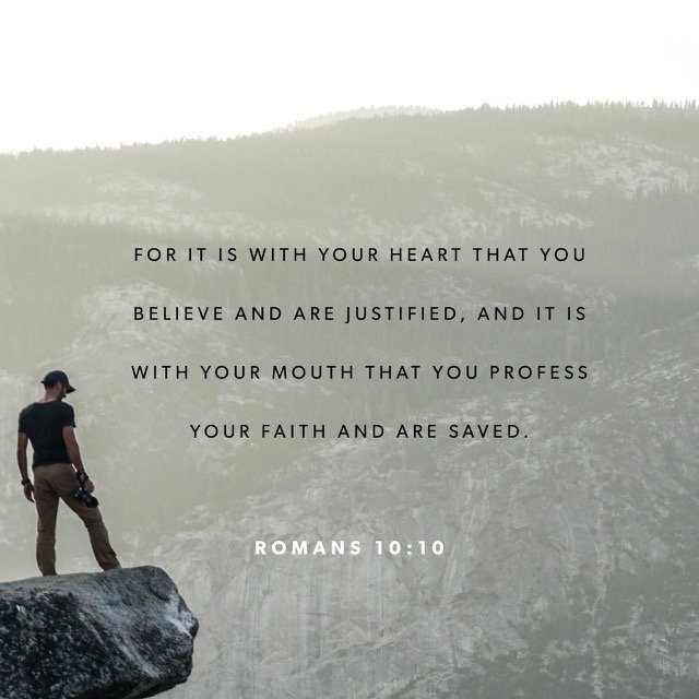 NBourman's tweet image. #confessyourfaith #believeinJesus #VerseOfTheDay  bible.com/111/rom.10.10.…
