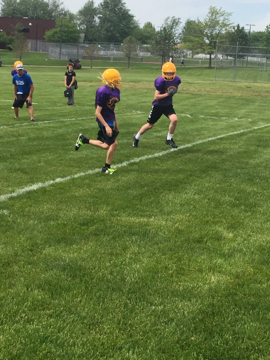 AngolaFootball's tweet photo. Finished MS Camp @ Trine U. Awesome 2 weeks! FB future is bright. Coachable, hard-working, athletes! Thanks TD Club for sponsoring. #APride https://t.co/HiNHzPL7tV