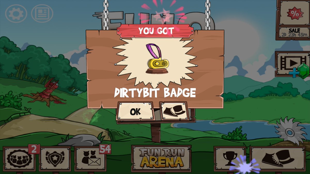 Stiltskin_Rumpl's tweet photo. TY TY TY TY  #Wiida Finally met my maker #funrun2 https://t.co/t05EM707Nc