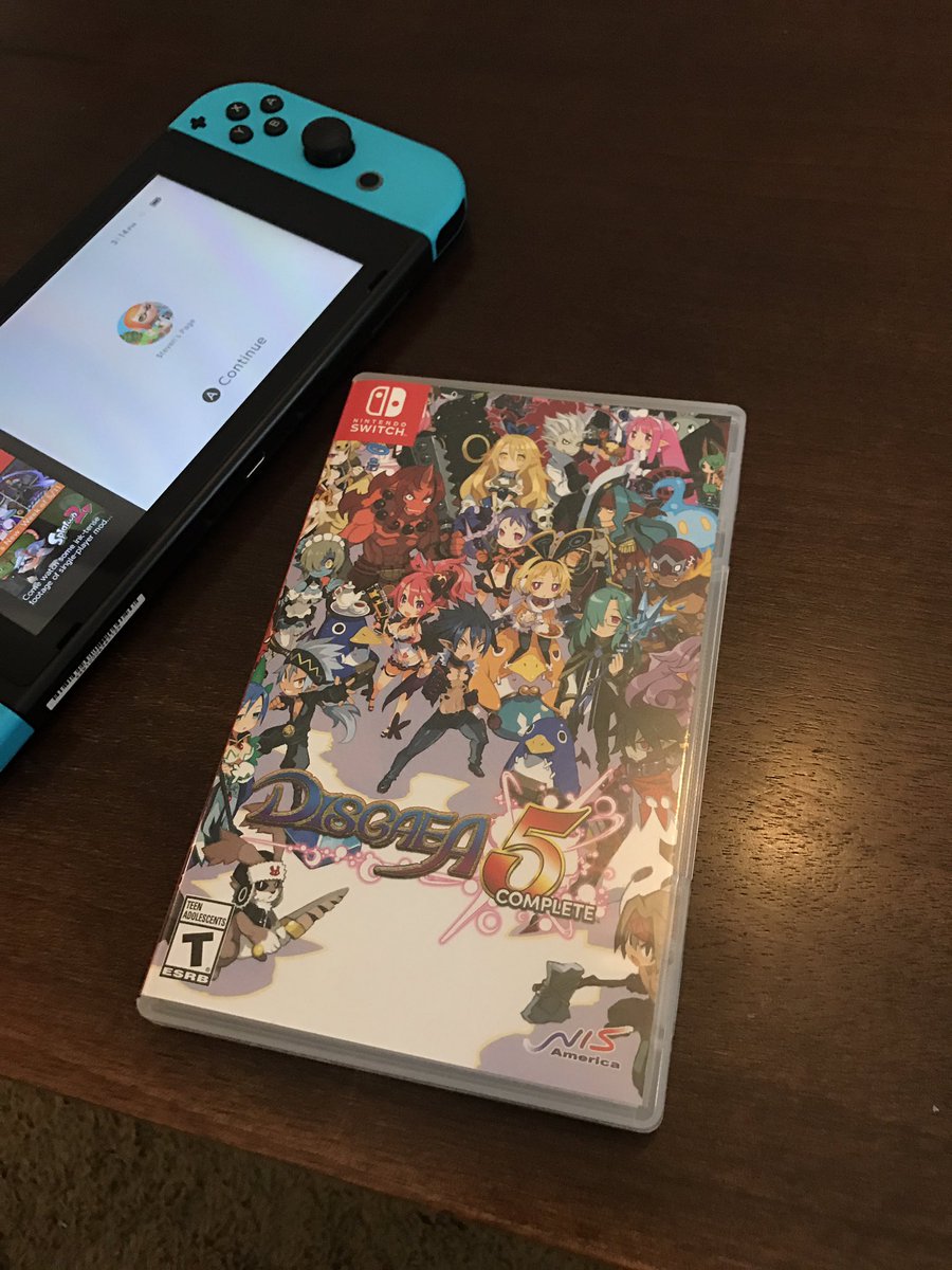 handheldmode's tweet image. I'm loving disgaea on the switch, anyone else get it yet?, how you liking it on your switch?