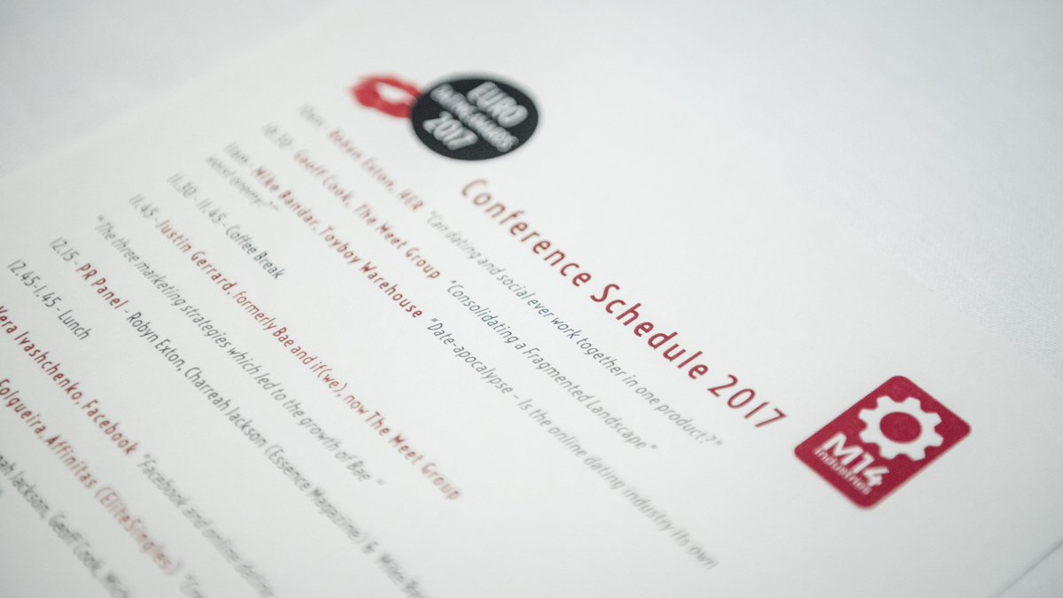 M14Industries's tweet photo. Keep up to date on the #European #DatingConference and #DatingAwards today. Timetable available here: https://t.co/vP27xToUol https://t.co/mqVIjnBZXs