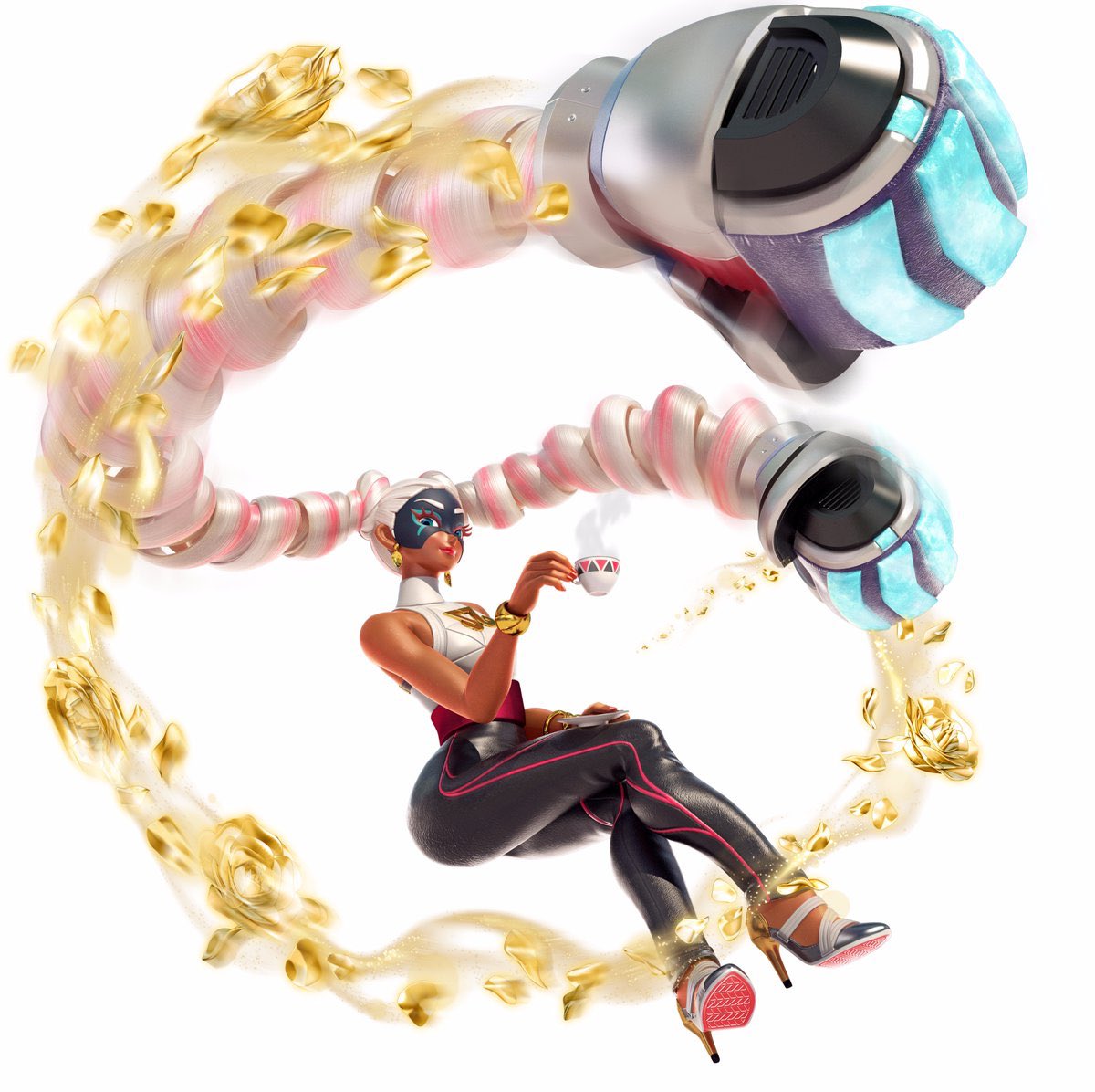 handheldmode's tweet image. Twintelle #ARMS, excited for the testpunch later today.. I know she won't be playable, who are you most excited to play as on the testpunch?