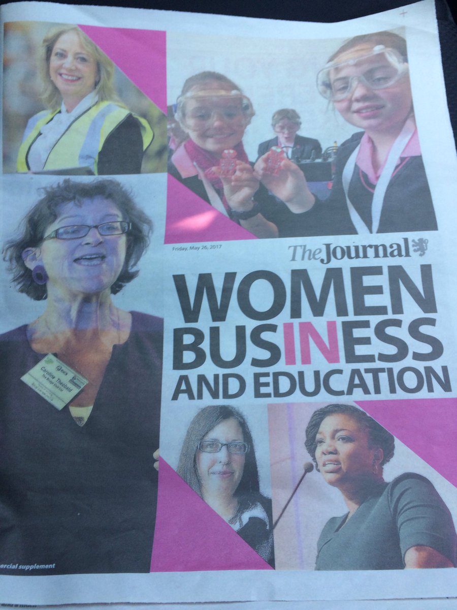 Our Women in Business supplement is in The Journal today. An interview with Caroline Theobald + articles on STEM and Pay by <a href="/marklanebiz/">Mark Lane 🇬🇧</a>