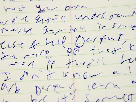 My handwriting at the start of the exam vs the end of the exam #aqaenglishlit