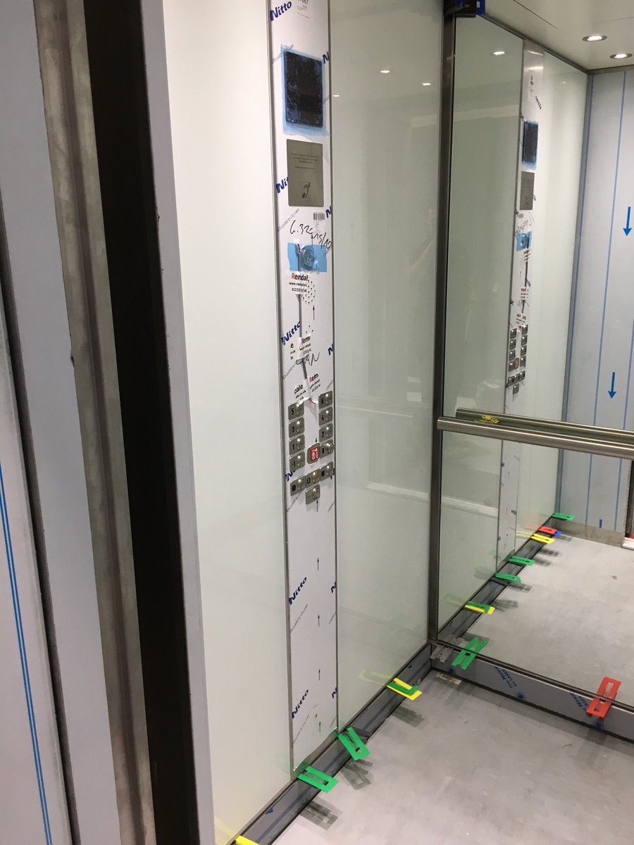 remdale's tweet photo. Duplex completed central London today. 
Back painted glass &amp; mirrors in solid frames. Ceiling, lights and ff access. https://t.co/7ObWoqesbs
