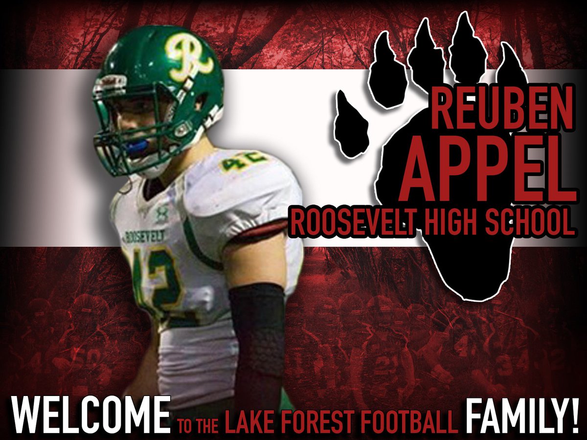 Jim Catanzaro (@lfc_football) on Twitter photo Welcome to the Family <a href="/reuben_appel/">Reuben Appel</a> Excited to bring a guy with a great motor that likes to play on the other side of the LOS #ForestFreak17 Welcome to the Family <a href="/reuben_appel/">Reuben Appel</a> Excited to bring a guy with a great motor that likes to play on the other side of the LOS #ForestFreak17