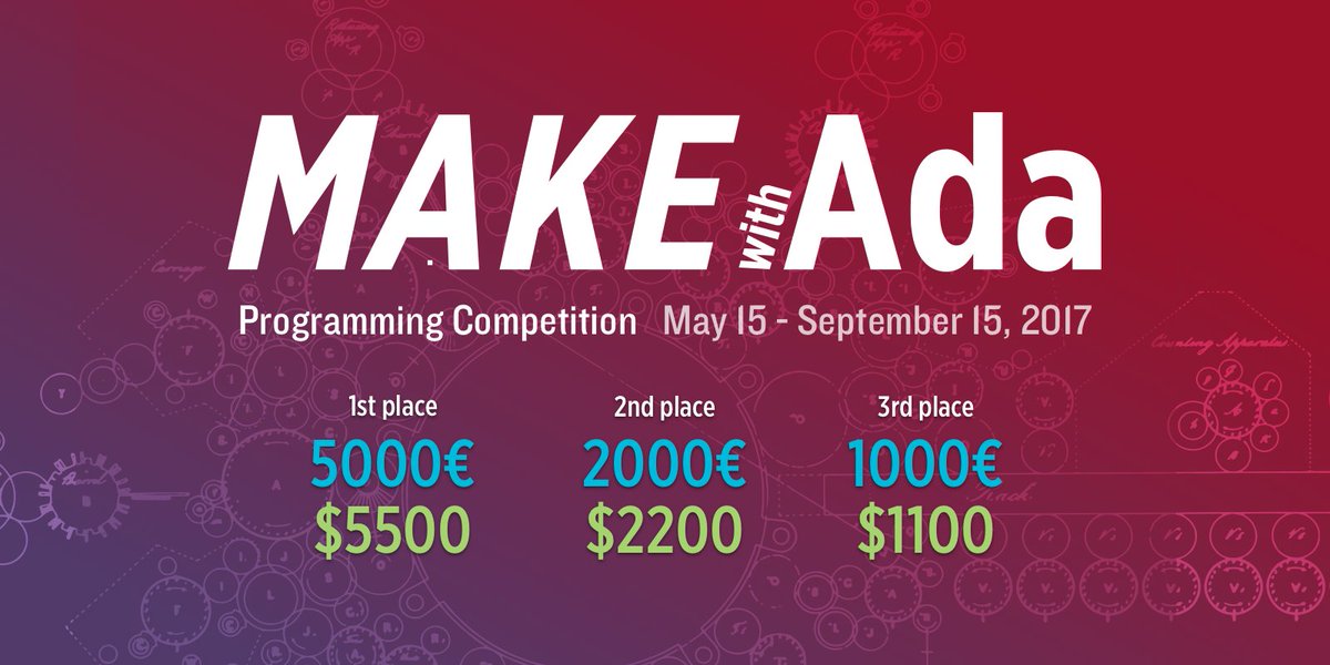 Arm's tweet image. Embedded devs! A cool $5.5k is up for grabs by registering your embedded project at bit.ly/28JdKKo #MakewithAda @adaprogrammers