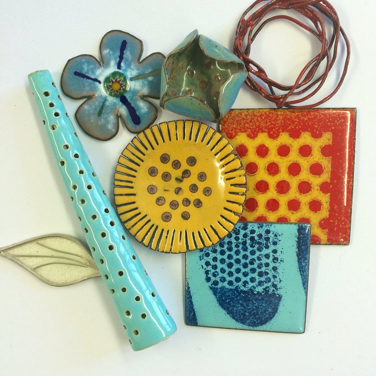 Enamelling Classes 24/25 June &amp; 18/19/20 Aug - more info carolinefinlay.co.uk/classes #learnacraft #enamelling #jewellery