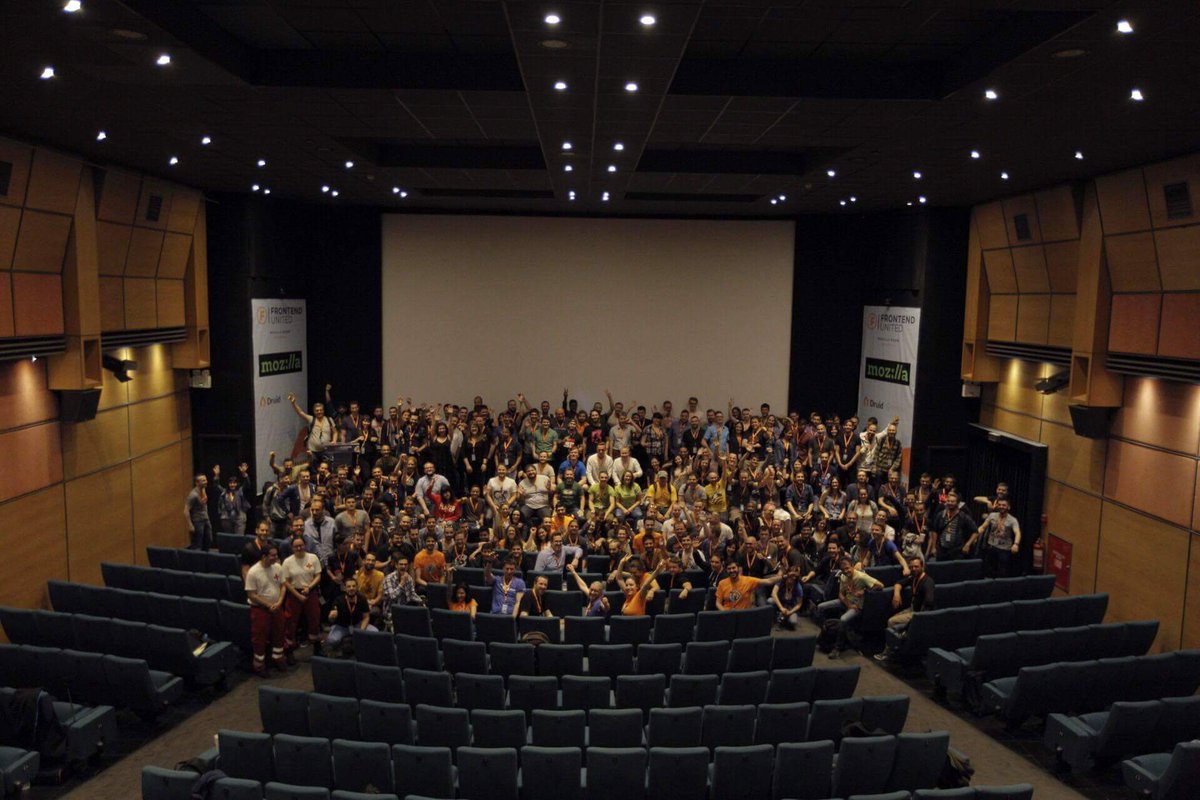 frontendunited's tweet photo. Our official #FUAthens group photo! https://t.co/fkftygS3v6