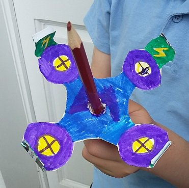 MuchMore_Less's tweet photo. #MoneySavingYear: My daugher got so fed up with me not buying her a #fidgetspinner, she made her own #neglectfulmother #accidentallythrifty https://t.co/vymdsKiUTD