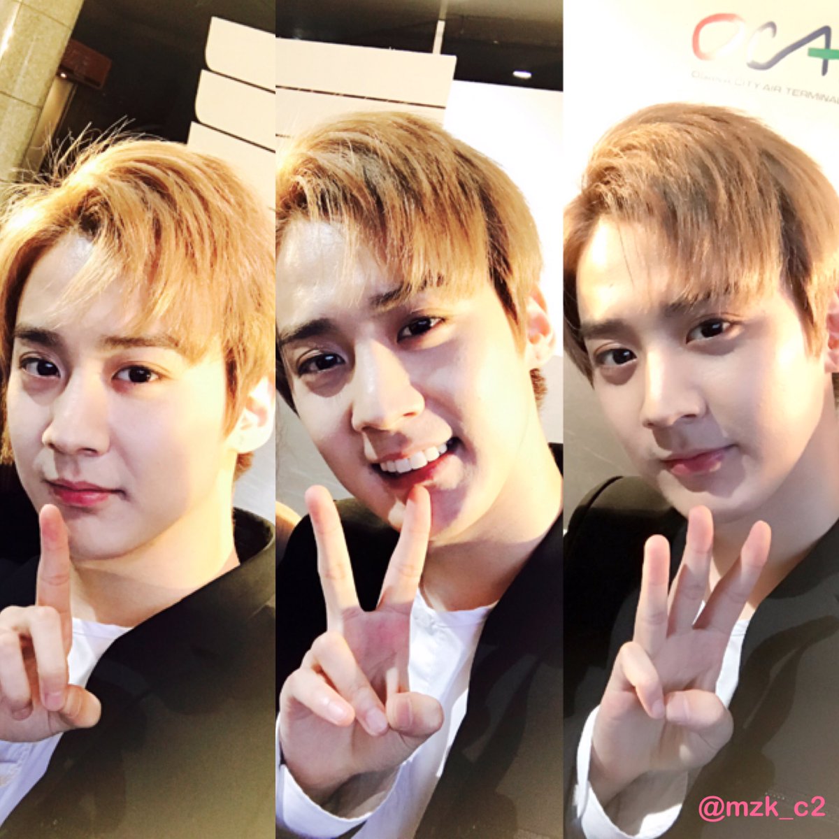 セルカは3回で終わりだから！って言ったら行く度にポーズが1.2.3となりました🤤