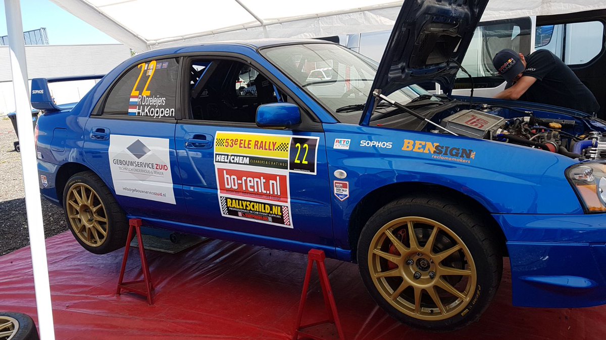 DoRallySport's tweet photo. Inmiddels door de keuring, klaar voor vanavond! #elerally https://t.co/KSwGOI6Kyz