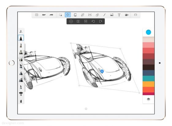 aaugakc's tweet photo. .@sketchbookapp does canvas sizes up to 100 megapixels, a “huge” undo stack &amp; nearly infinite layers via @GfxSpeak https://t.co/oxzMAxvQ1l https://t.co/YUrTY6FR7y