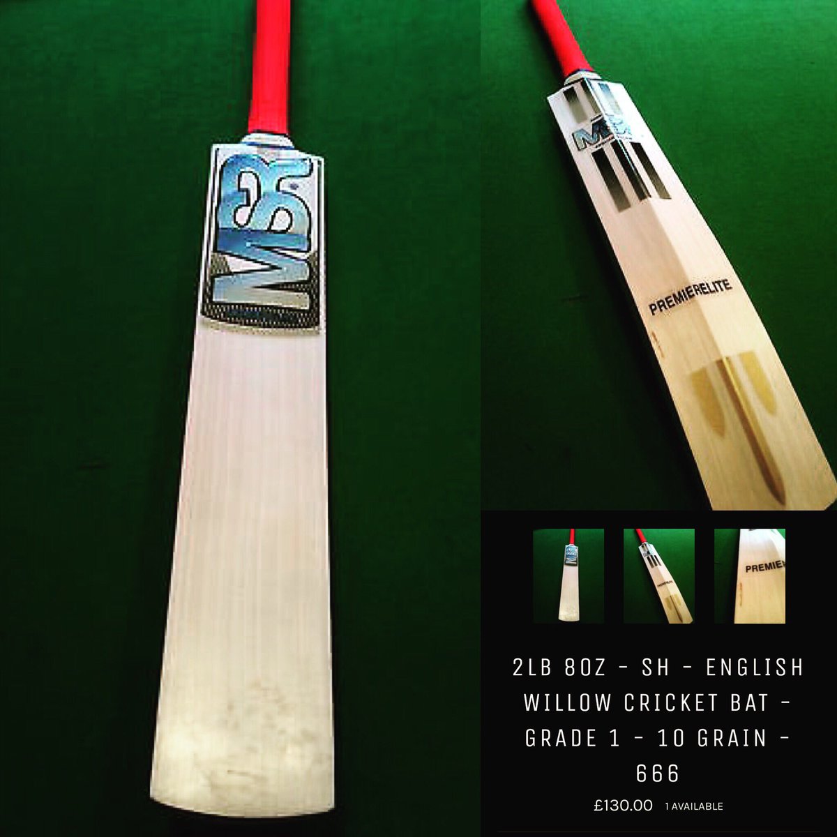 Use discount code DOTD2605 at the checkout to recieve 20% off 2lb8 bat 666! Click msrcricketbats.co.uk  to shop now.