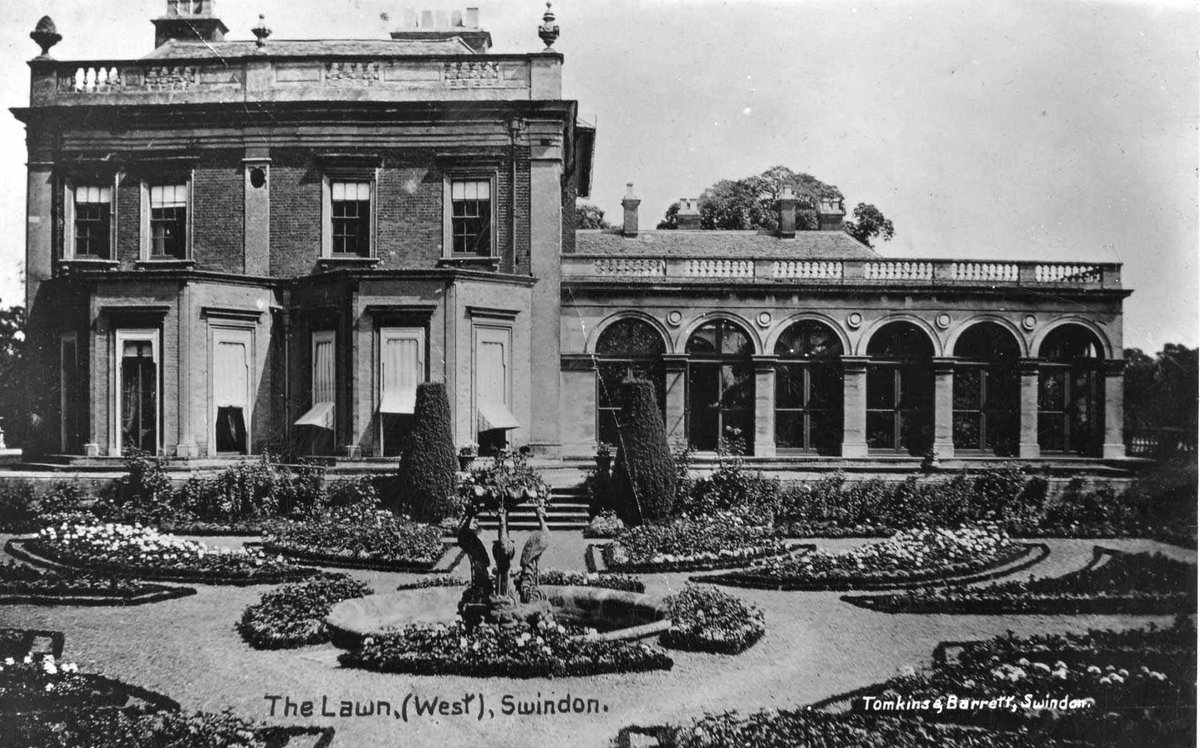 MuseumandArt's tweet photo. #tbt We hope you enjoy this stunning, sunny photograph showing Goddard #ManorHouse in the Lawns #OldTownSwindon c.1908! #timeforwiltshire https://t.co/MlnsaK6OKG