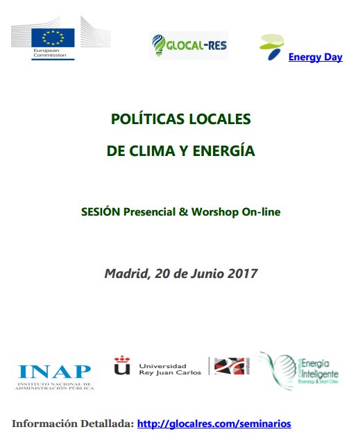 Energy Day: Políticas Locales de Energía y Clima idpsostenible.com/energy-day-pol…