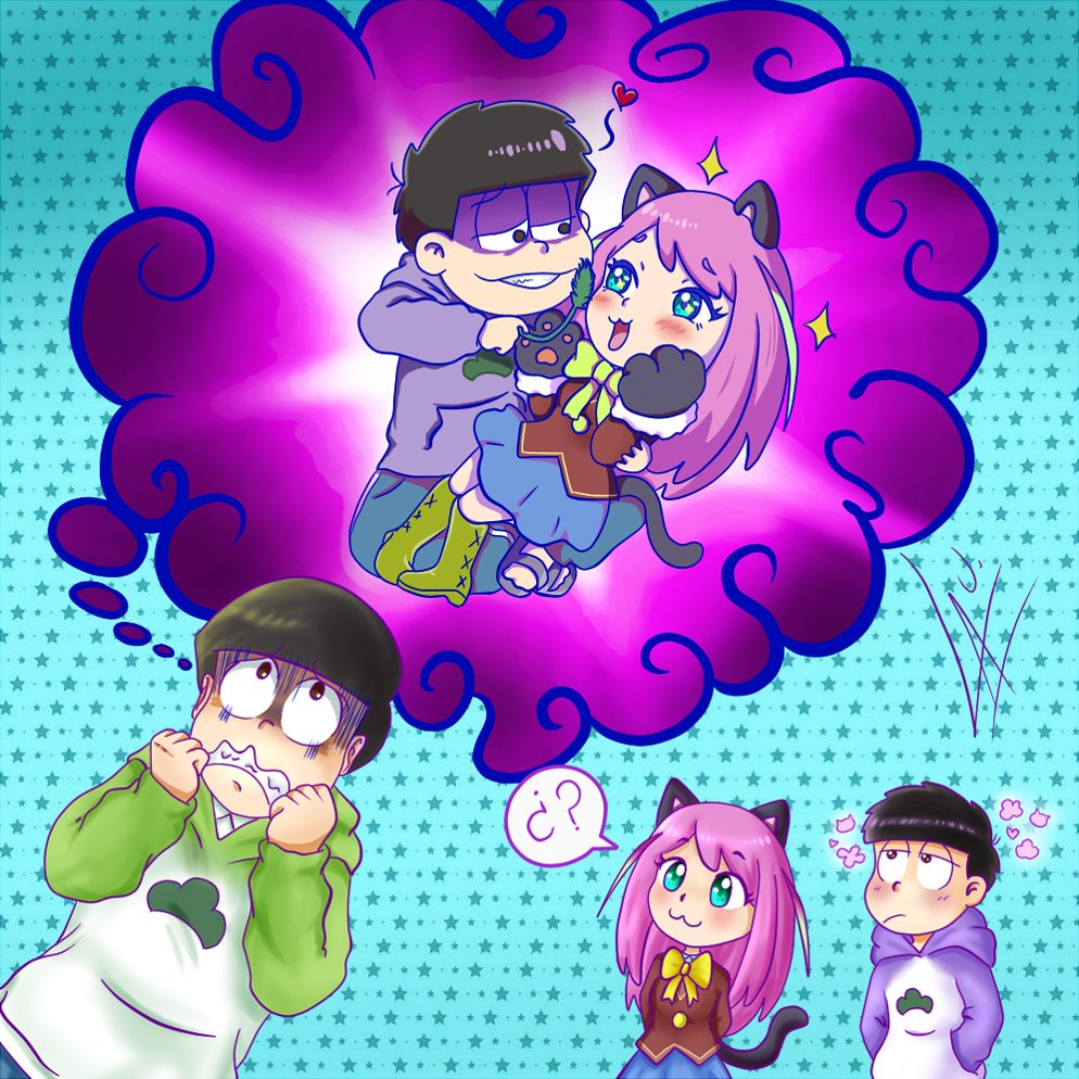 Ichiner Kukikiu Lau For The Osomatsu San Mossaic Art Xd おそ松さん おそ松さん 一松 一松 チョロ松 チョロ松 橋本にゃー 橋本にゃー にゃーちゃん にゃーちゃん 一にゃー 一にゃー いちにゃー いちにゃー T Co 6ikwn8bzzr