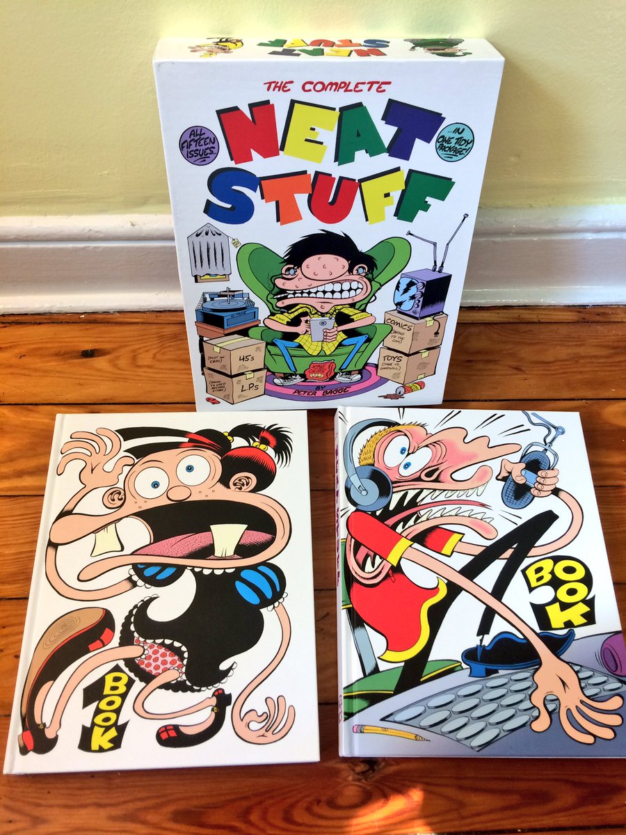 joefrantzrules's tweet image. My complete #NeatStuff collection arrived! Now I have all the original comics archived and this for my coffee table!
THANK YOU @PeterBagge1