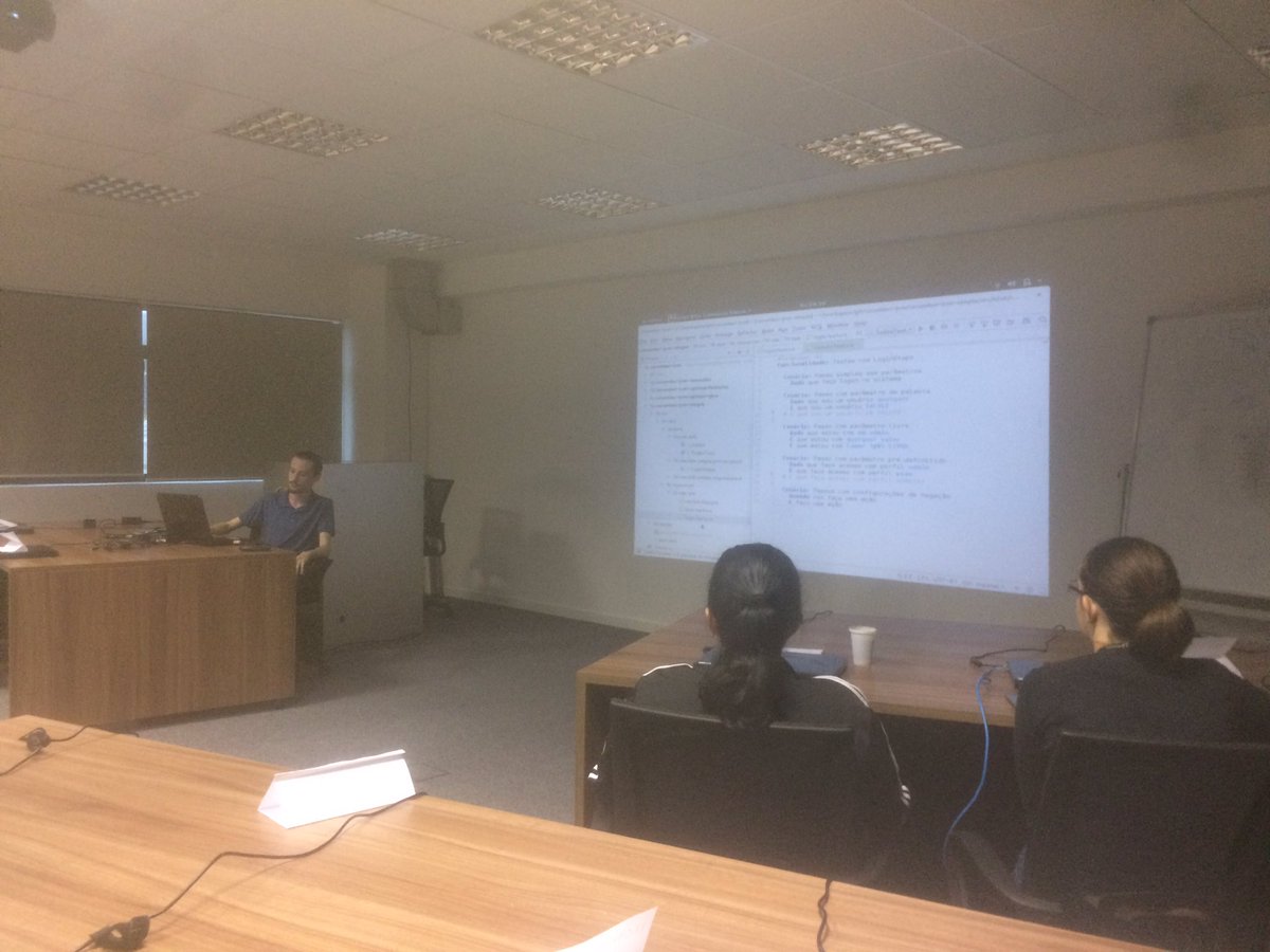 diracijunior's tweet photo. Dojo de Cucumber JVM com Eduardo Wermuth na @CWISoftware #ComoMeuTimeFaz #Testes #Automacao https://t.co/MALomSiHYi