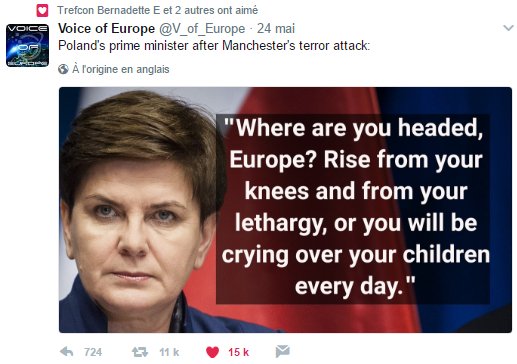 Ohnarg's tweet photo. @V_of_Europe If #Trump's #ImmigrationOrder was applied in 🇬🇧
... the 22 young⚰️people of #ManchesterArena would still be alive❗️
🤬
@islamicide @jnodari27 https://t.co/Sjp5FEN6Pt