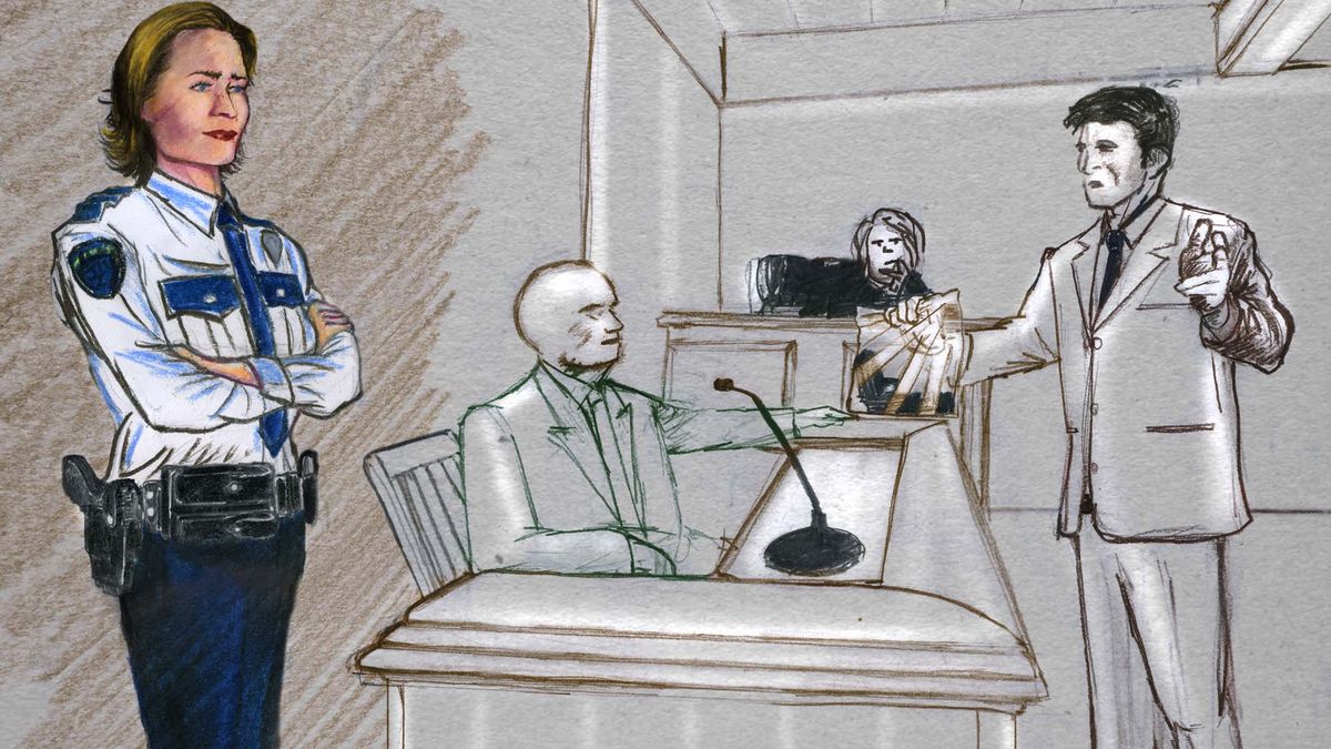 TheOnion's tweet photo. Courtroom Artist Clearly Infatuated With Bailiff https://t.co/65QyXVzfnw https://t.co/mYloGTqWXR
