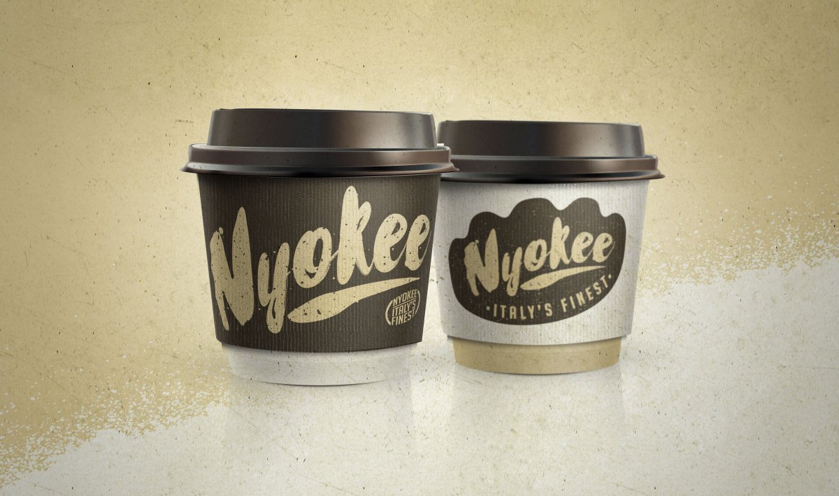 pixnamic's tweet image. #Nyokee&apos;s logo was designed in a handwritten #font which was inspired by the shapes of the #dumplings themselves, 

pixnamic.com/portfolio/nyok…