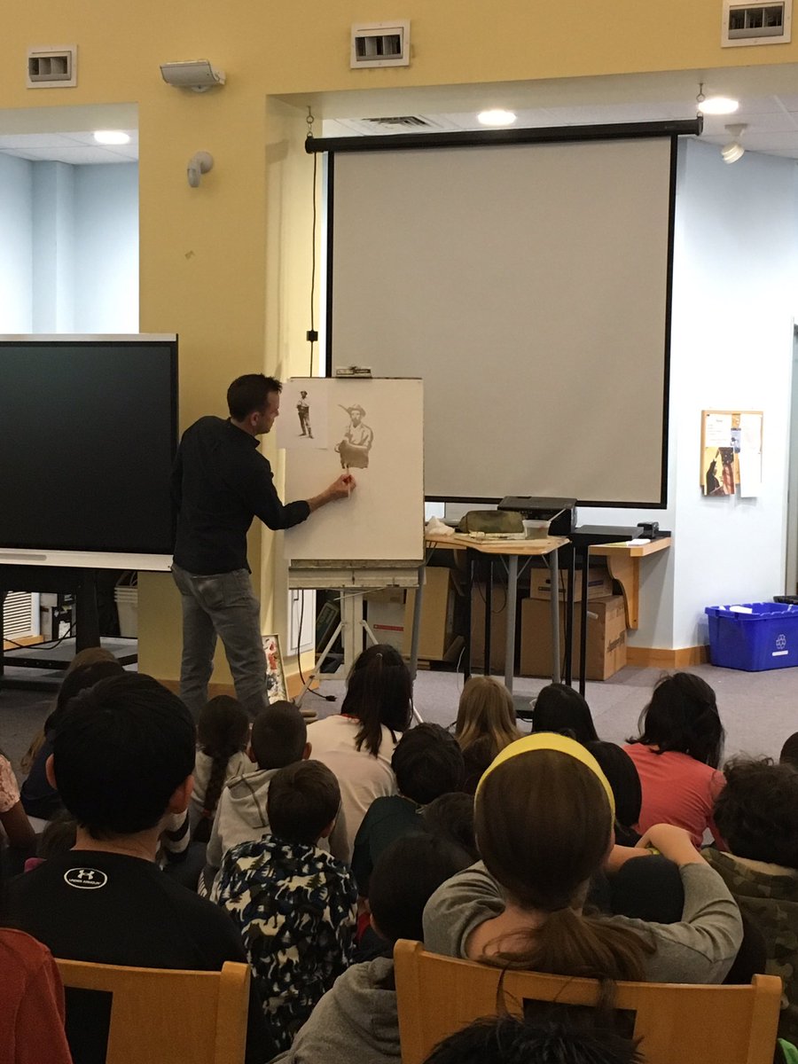 5G_Runkle's tweet photo. Thank you @JoeMcKendry1 for a fantastic presentation about what it's like to be an author and illustrator! https://t.co/UUmw0H24Wh