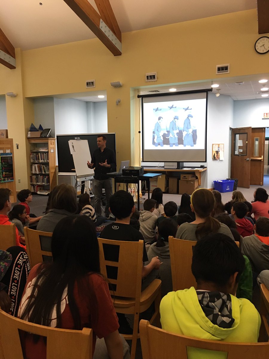 Thank you <a href="/JoeMcKendry1/">Joe McKendry</a> for a fantastic presentation about what it's like to be an author and illustrator!