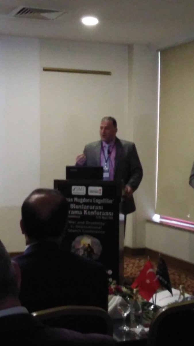 SME- Uluslararası I. Arama Konferansı Lübnan Gelişim ve Rehabilitasyon için Al Amal Derneği Başkanı Sayın Bilal Hussein konuşmalarını yaptı.