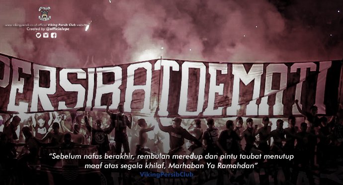 officialvpc's tweet photo. Maaf Lahir Batin Bobotoh dan teman-teman Supporter se-Indonesia https://t.co/AimGmUMh0q