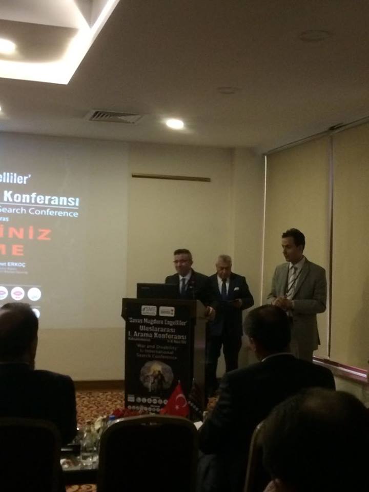 SME- Uluslararası I. Arama Konferans katılımcımız 
Suriye Topluluk Merkezi Kanada, Yerleşim ve Entegrasyon Ajansı Yönetici Md. Sam JISRI